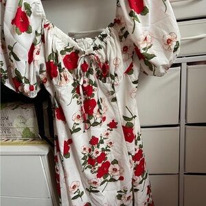 Floral Off-Shoulder Dress